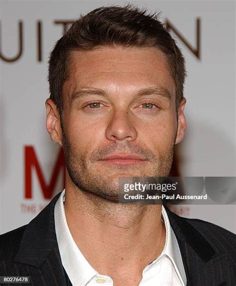 TV personality Ryan Seacrest arrives at the Louis Vuitton Gala.